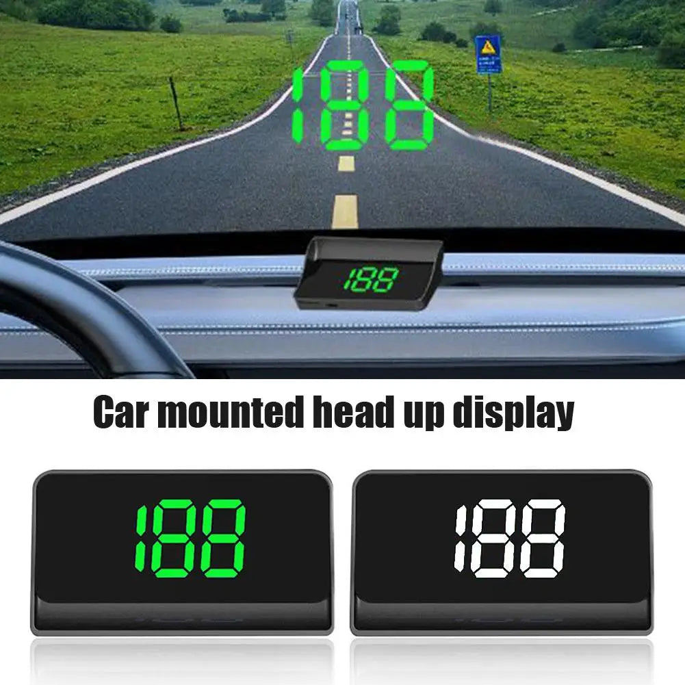 Affichage tête haute HD GPS pour voiture, compteur de vitesse, électronique automatique, projecteur HUD, affichage numérique pour tous les accessoires de voiture