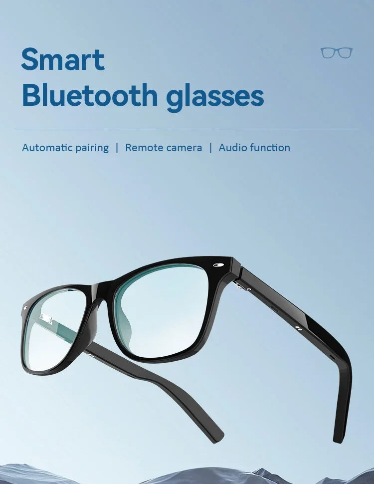 Lunettes Bluetooth intelligentes pour hommes et femmes, écouteurs sans fil, lunettes de soleil multifonctions, lunettes de conduite, conversation, musique, cyclisme, sport polarisé