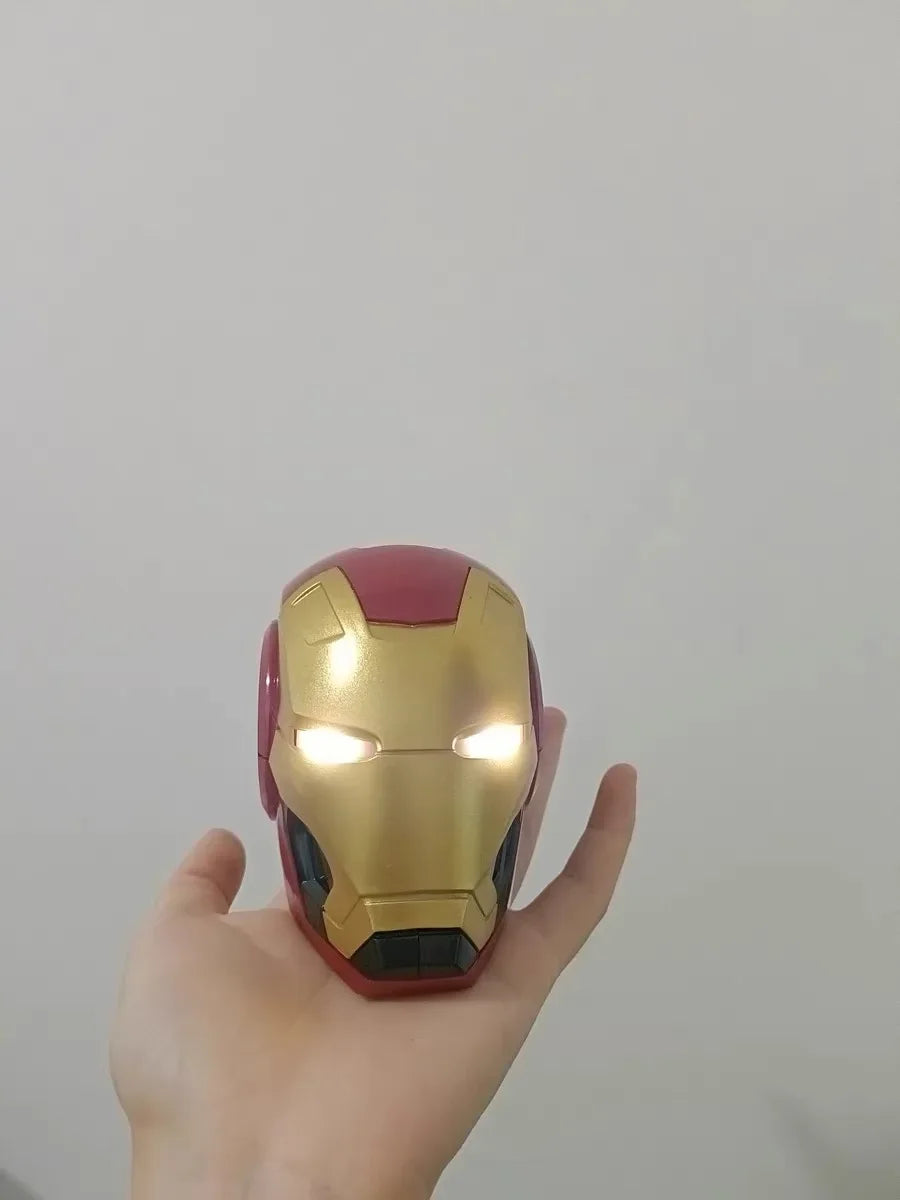 Mini casque de robot déformable Iron Man The Avengers Bluetooth petit haut-parleur sans fil radio intelligente cadeau créatif décoration de bureau