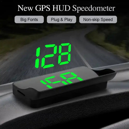 Affichage tête haute HD GPS pour voiture, compteur de vitesse, électronique automatique, projecteur HUD, affichage numérique pour tous les accessoires de voiture