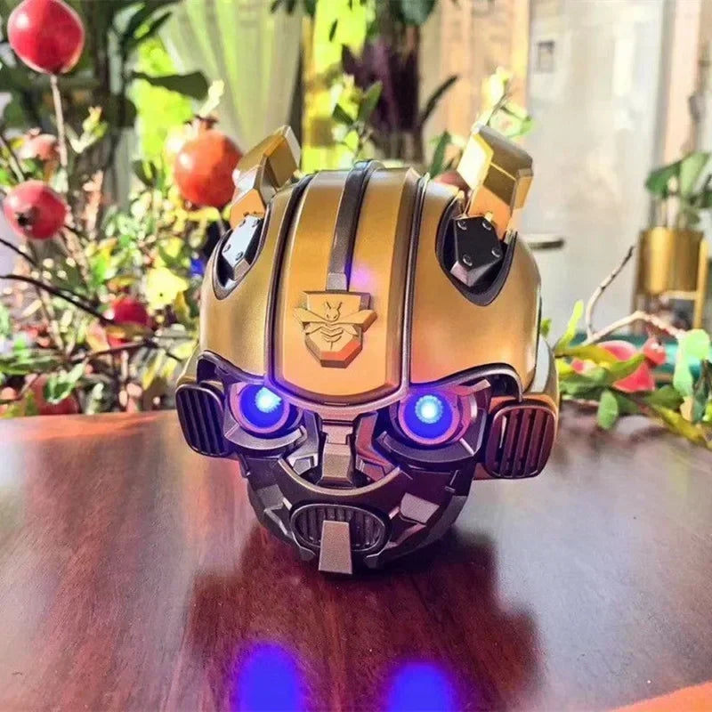 Mini casque de robot déformable Iron Man The Avengers Bluetooth petit haut-parleur sans fil radio intelligente cadeau créatif décoration de bureau