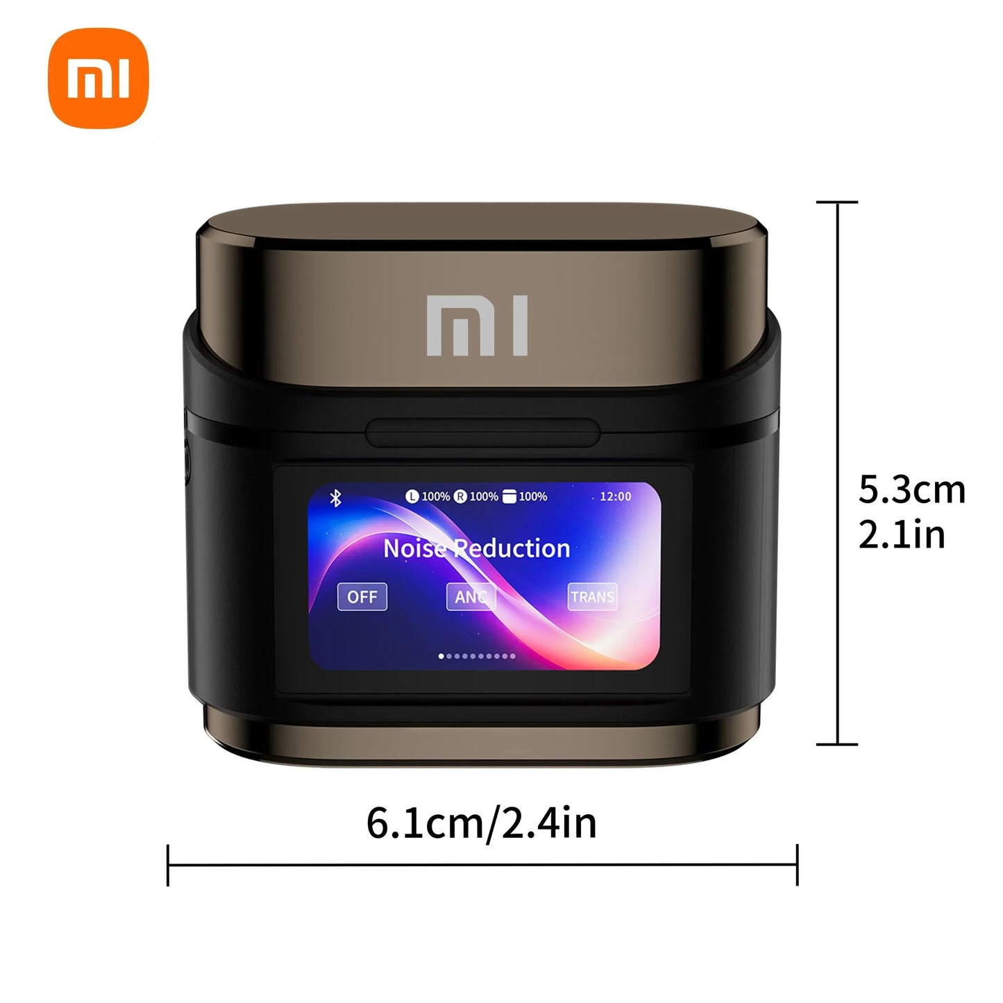 Écouteurs Bluetooth Xiaomi BD2 Double réduction du bruit Écran d'affichage numérique Tactile intelligent TWS Casque de sport étanche