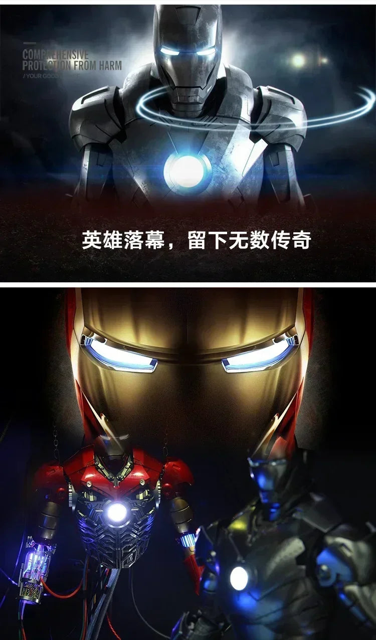 Mini casque de robot déformable Iron Man The Avengers Bluetooth petit haut-parleur sans fil radio intelligente cadeau créatif décoration de bureau