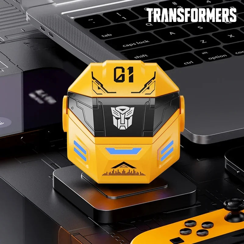 TRANSFORMERS Écouteurs sans fil Bluetooth 5.4 Son HiFi Casque d'appel HD Casque étanche longue endurance à faible latence