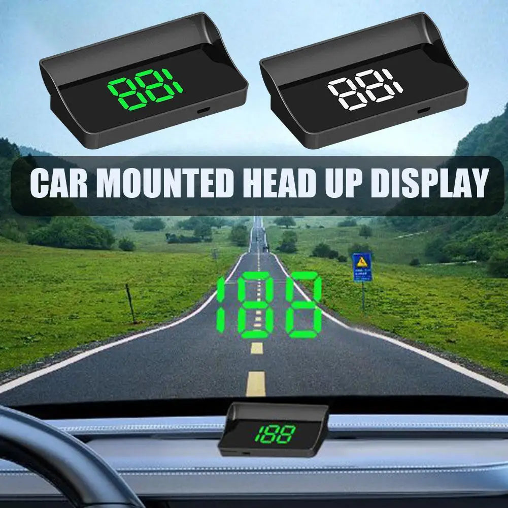 Affichage tête haute HD GPS pour voiture, compteur de vitesse, électronique automatique, projecteur HUD, affichage numérique pour tous les accessoires de voiture