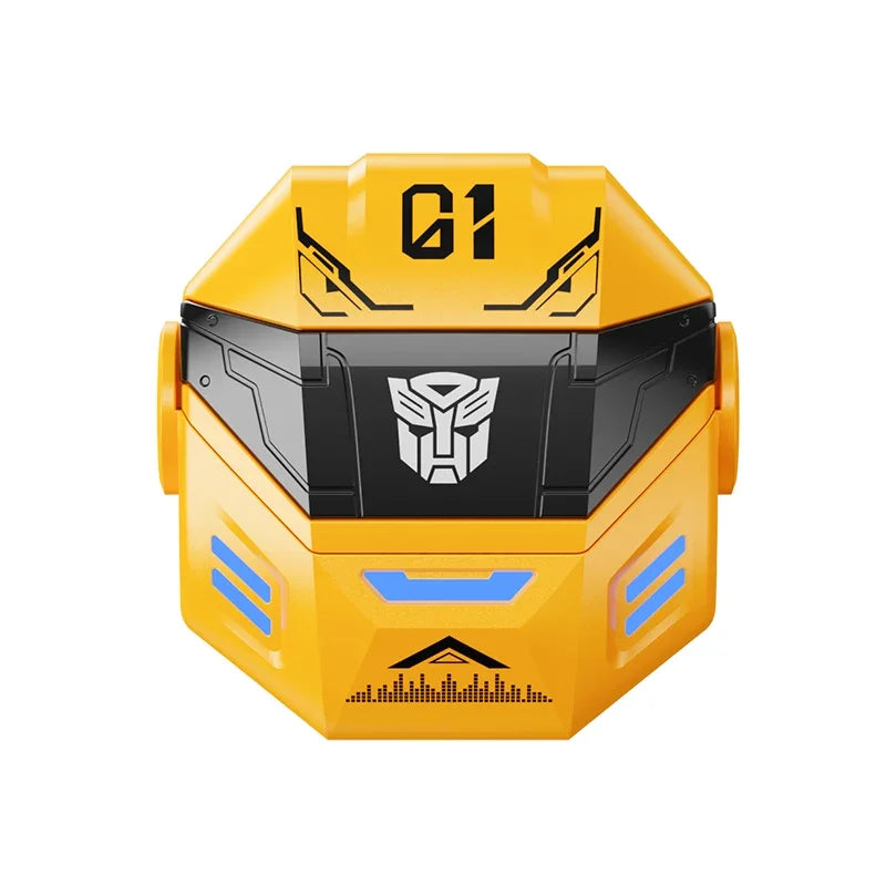 TRANSFORMERS Écouteurs sans fil Bluetooth 5.4 Son HiFi Casque d'appel HD Casque étanche longue endurance à faible latence