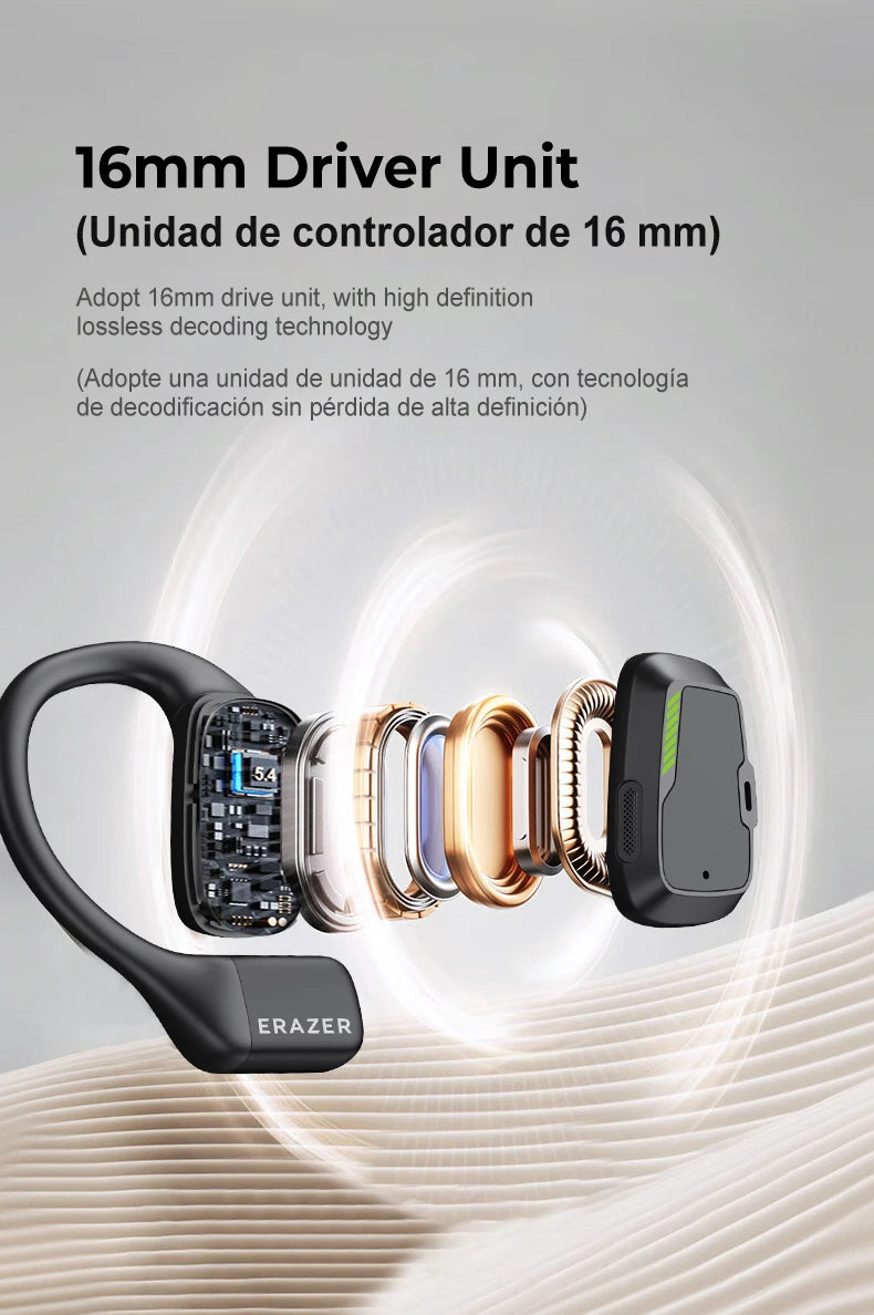 ERAZER XP6 Casque Bluetooth AI – Traducteur Instantané