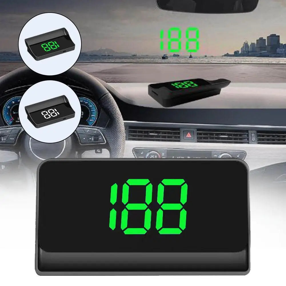 Affichage tête haute HD GPS pour voiture, compteur de vitesse, électronique automatique, projecteur HUD, affichage numérique pour tous les accessoires de voiture